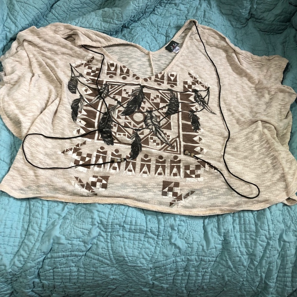 Plus size poncho shirt 3xl